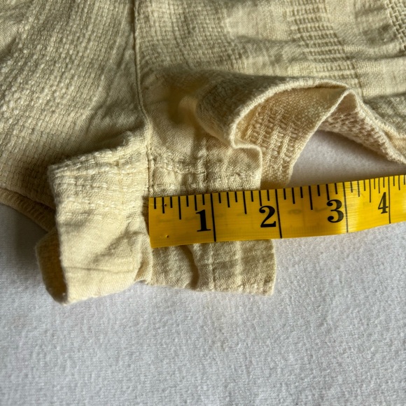 Free People Beige Buttoned High Waist Shorts - Picture 11 of 16